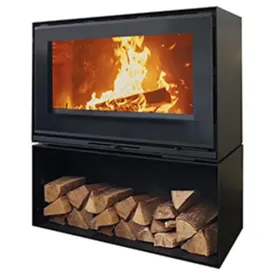 GODIN Poêle à bois panoram 411203PEINTANTHRACIT